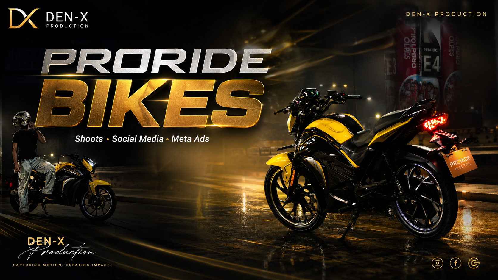Proride E-Bikes — Content, Social Media & Meta Ads
